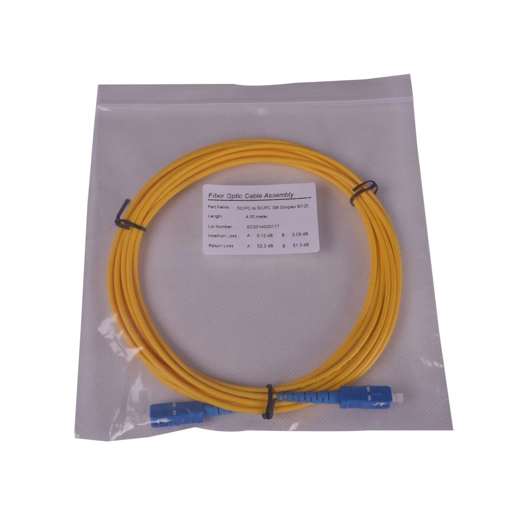 Packaging of simplex fiber patchcord
